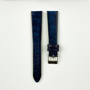 Horlogeband vintage blauw